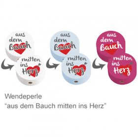 Motivperle "aus dem Bauch ... mitten ins Herz"