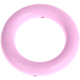 Wooden ring, size M : Pastel pink