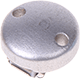 Schnullerkettenclip, Ø 30 mm : Silber
