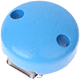 Schnullerkettenclip, Ø 30 mm : Skyblau