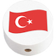 Motif bead flag : Turkey