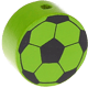 Motivperle Fußball : Gelbgrün