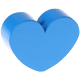 Motivperle Herz : Mittelblau