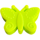 Silicone motif bead butterfly : Lemon